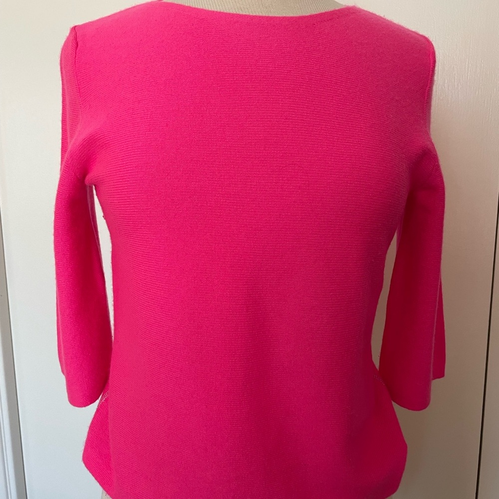 HOT Pink Women's Cashmere Sweater by Henry Christ size Small